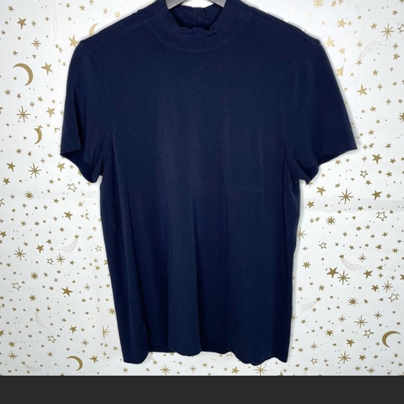 Kit and Ace | Brushed Mock Neck Short Sleeve Tee L - Picture 2 of 5